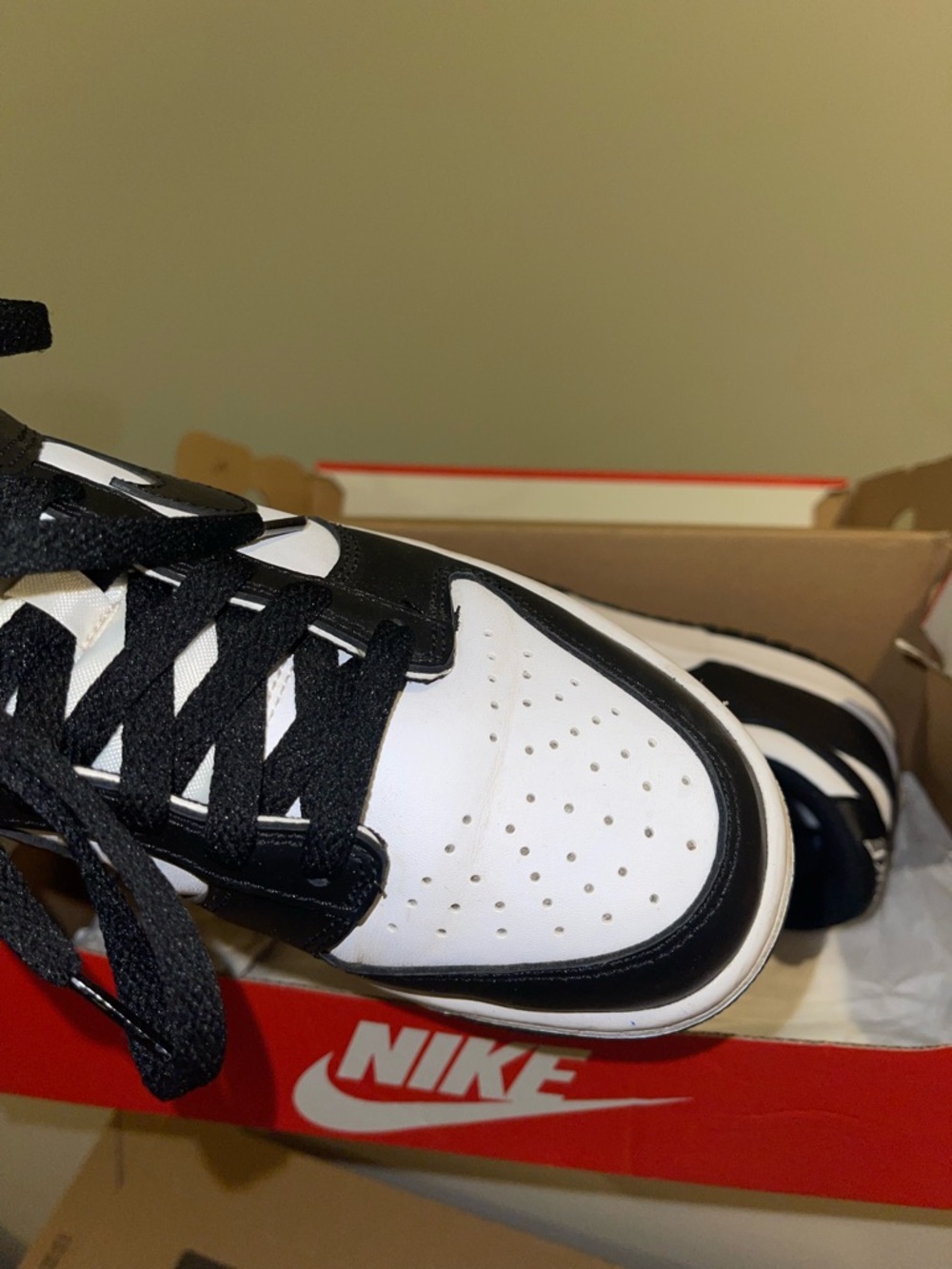 Nike Kids Black and White Low-Top Sneakers